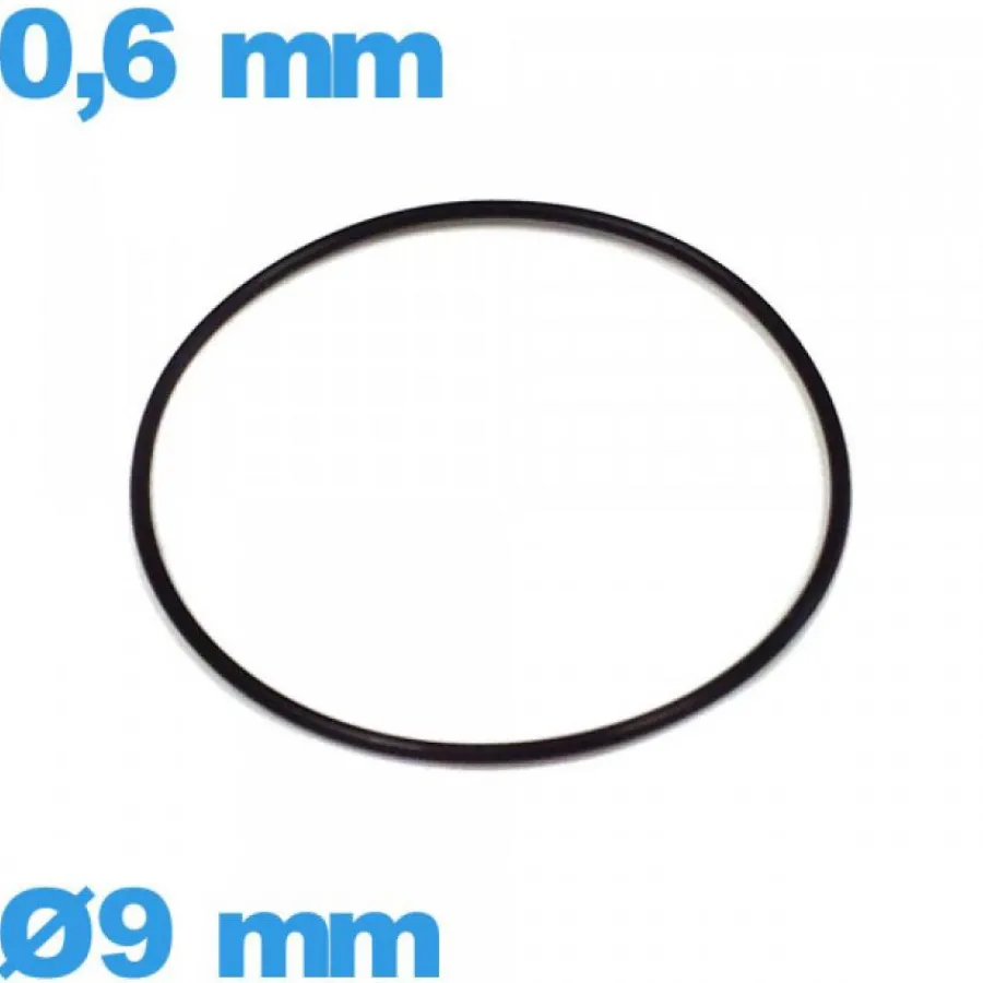 Joint De Boîtier-Joint pour horlogerie  9 X 0,6 mm étanchéité nitrile  O-ring