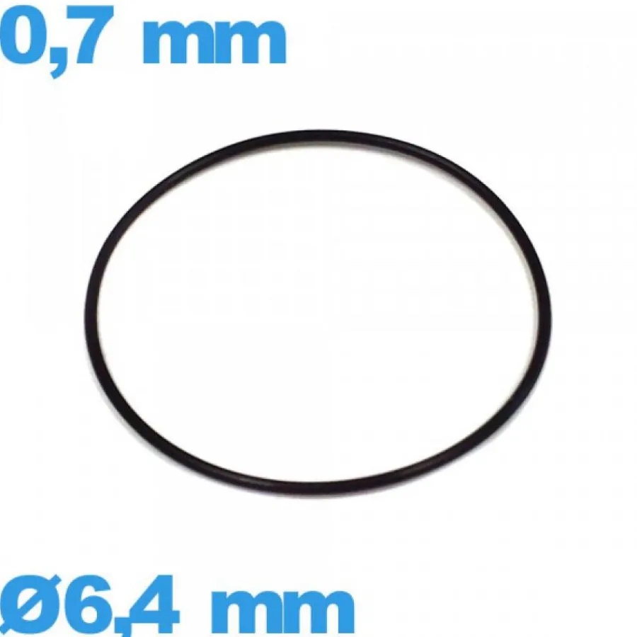 Joint De Boîtier-Joint étanchéité horlogerie  NBR  torique 6,4 X 0,7 mm