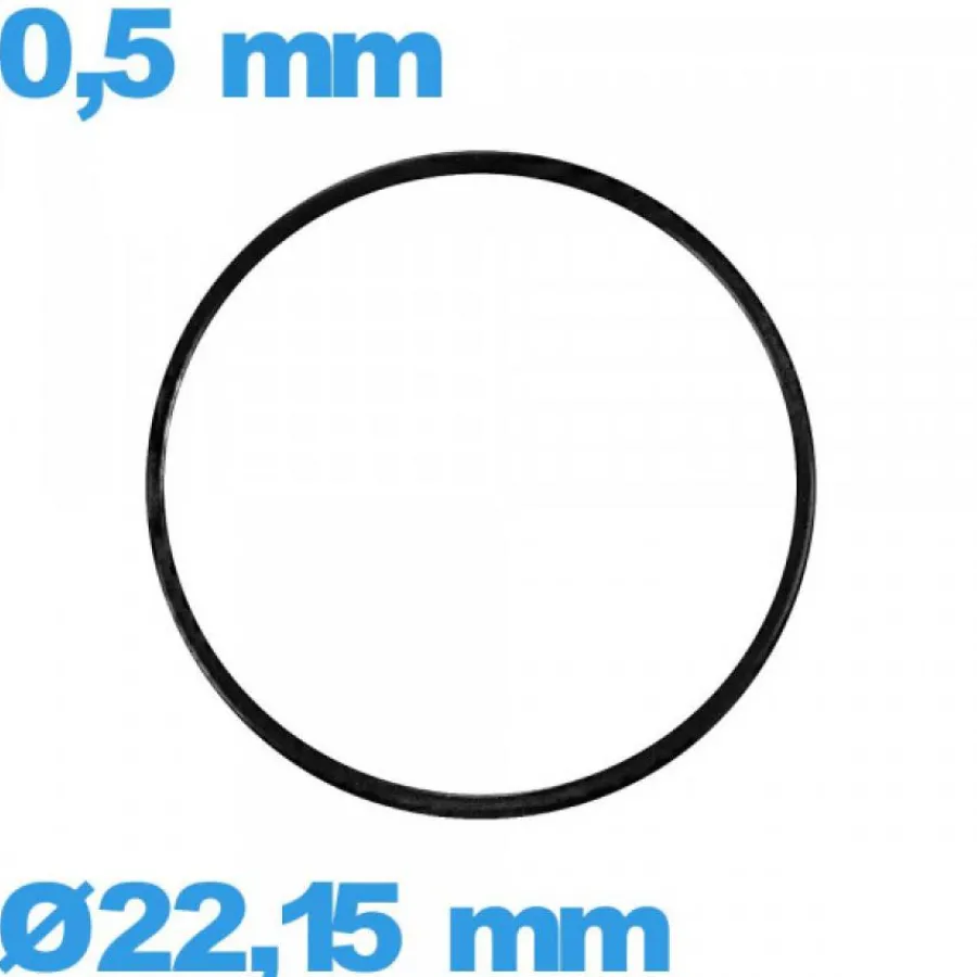 Joint De Boîtier-Joint étanchéité pour horlogerie  plat 22,15 X 0,5 mm NBR