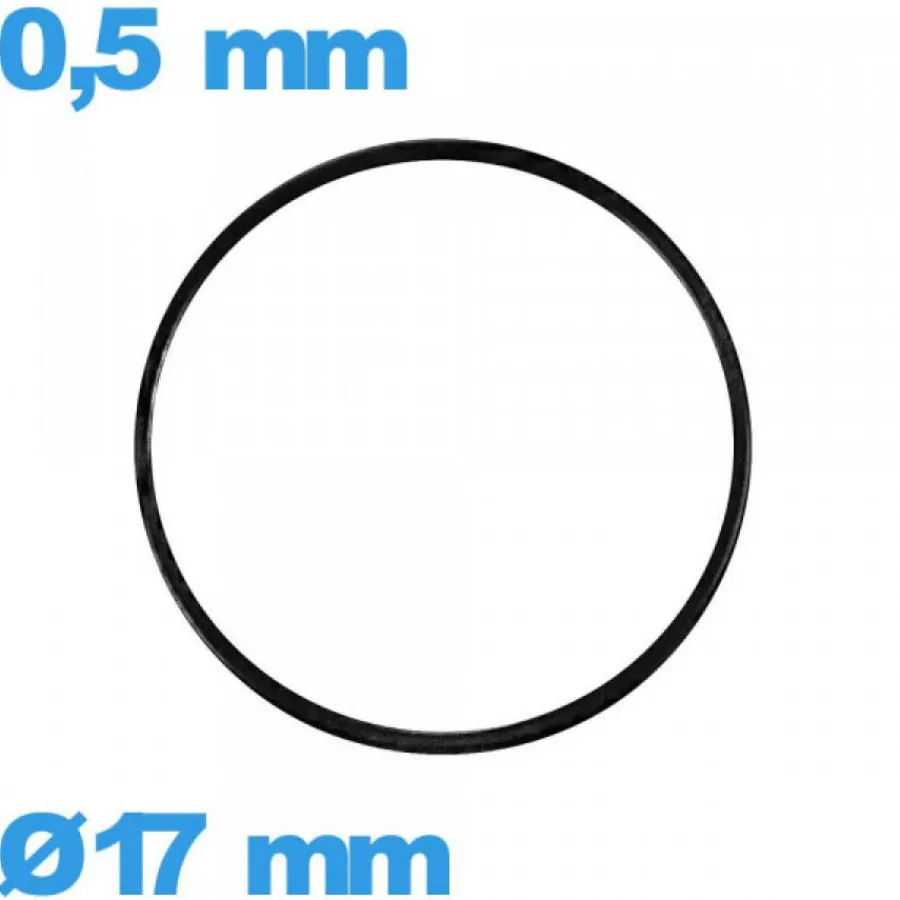 Joint De Boîtier-Joint étanchéité pour horlogerie de marque iso swiss  plat 17 X 0,5 mm nitrile
