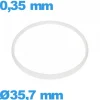 Joint De Verre|Joint De Boîtier-Joint verre horlogerie de marque Sternkreuz 35,7 X 0,35 mm