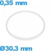 Joint De Verre|Joint De Boîtier-Joint verre pour horlogerie ISO Swiss 30,3 X 0,35 mm   i-Ring  pas cher