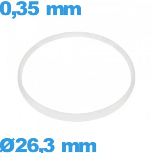 Joint De Verre|Joint De Boîtier-Joint verre pour montre  26,3 X 0,35 mm i-Ring Hytrel