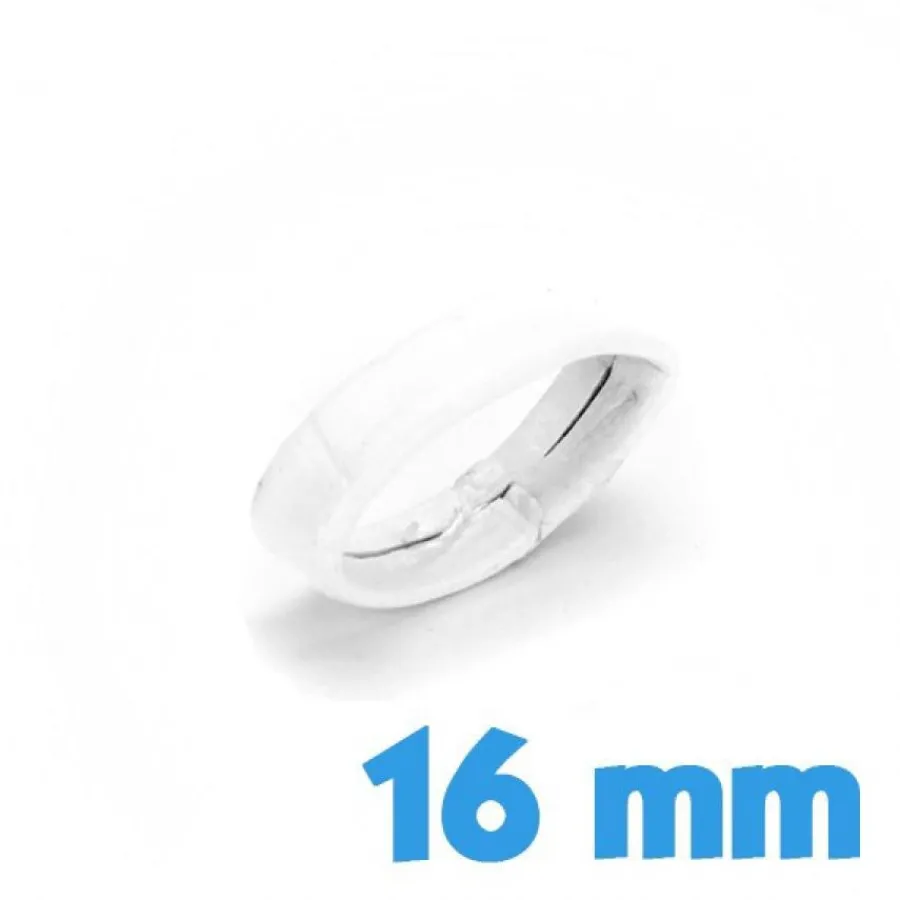 Passant Cuir Synthétique-Loop bracelet 16 mm - Blanc