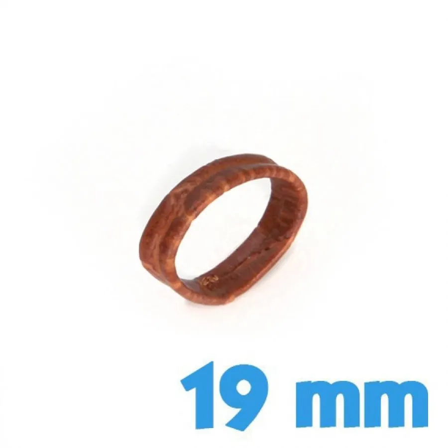 Passant Cuir Synthétique-Loop café 19 mm pour montre pas cher