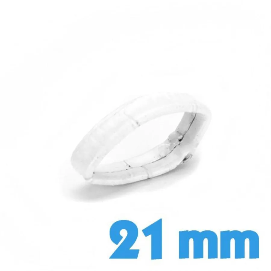 Passant Cuir Synthétique-Loop montre 21 mm pas cher - Blanc