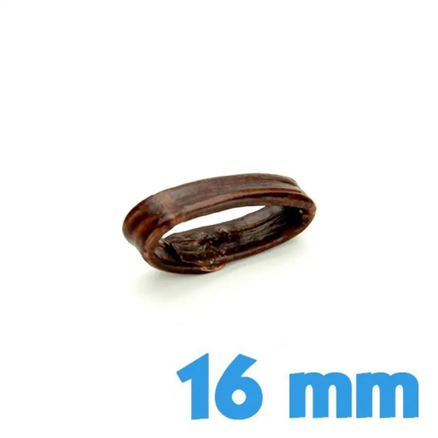 Passant Cuir Synthétique-Loop montre Brun 16 mm