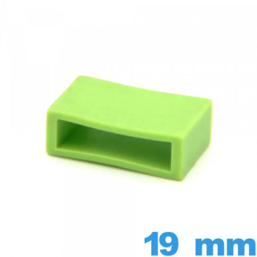 Passant Silicone-Loop montre  Samsung 19 mm  - Vert
