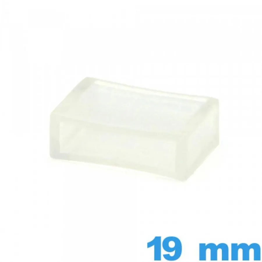 Passant Silicone-Loop pour bracelet Silicone Transparent 19 mm  pour Garmin Vivofit