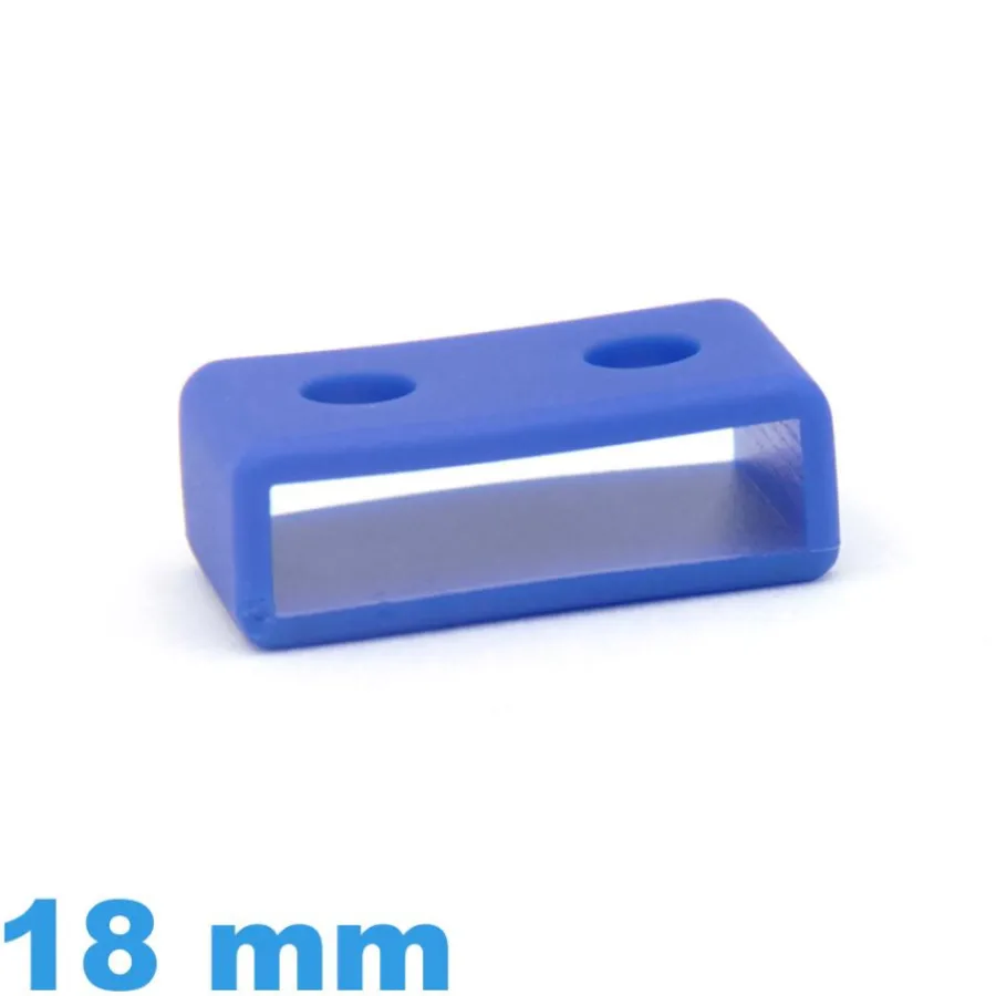 Passant Silicone-Loop pour Montre Casio G Shock 18 mm Silicone Bleu