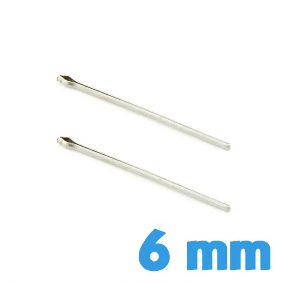 Goupille-Lot de goupille pour bracelet métal pas chère 6 mm