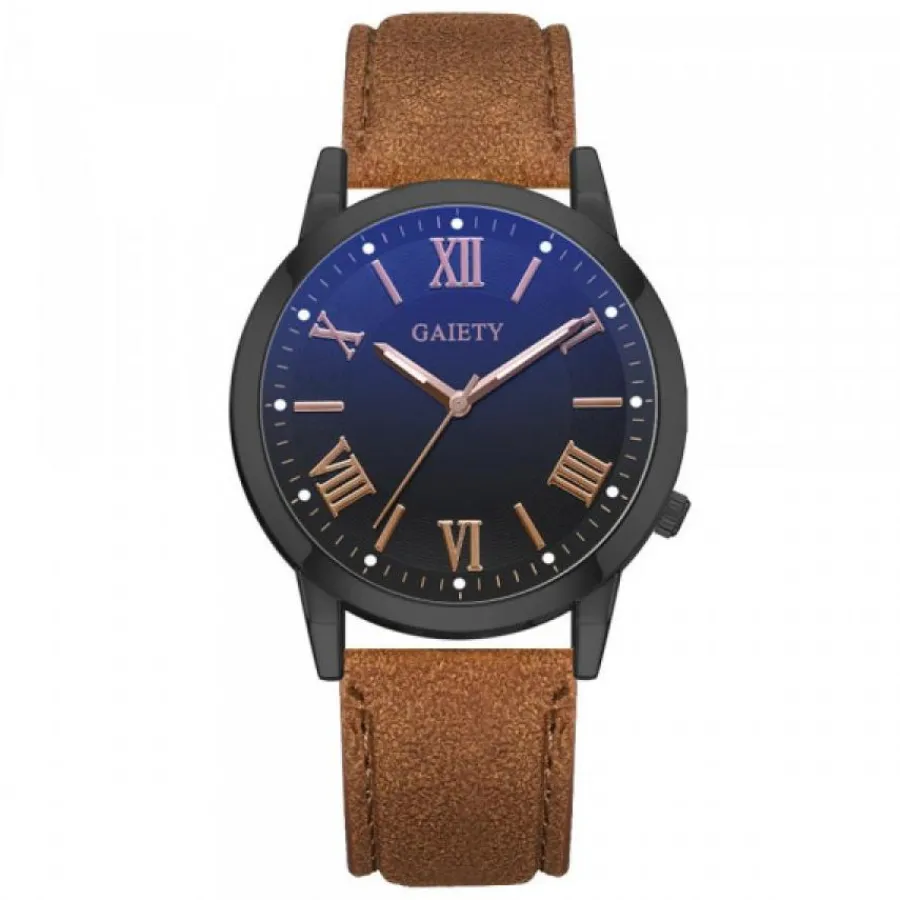 Montre Homme-Montre homme pas chère chiffre romain bracelet cuir