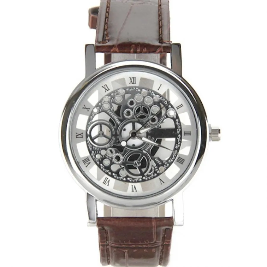 Montre Homme-Montre homme style squelette pas chère