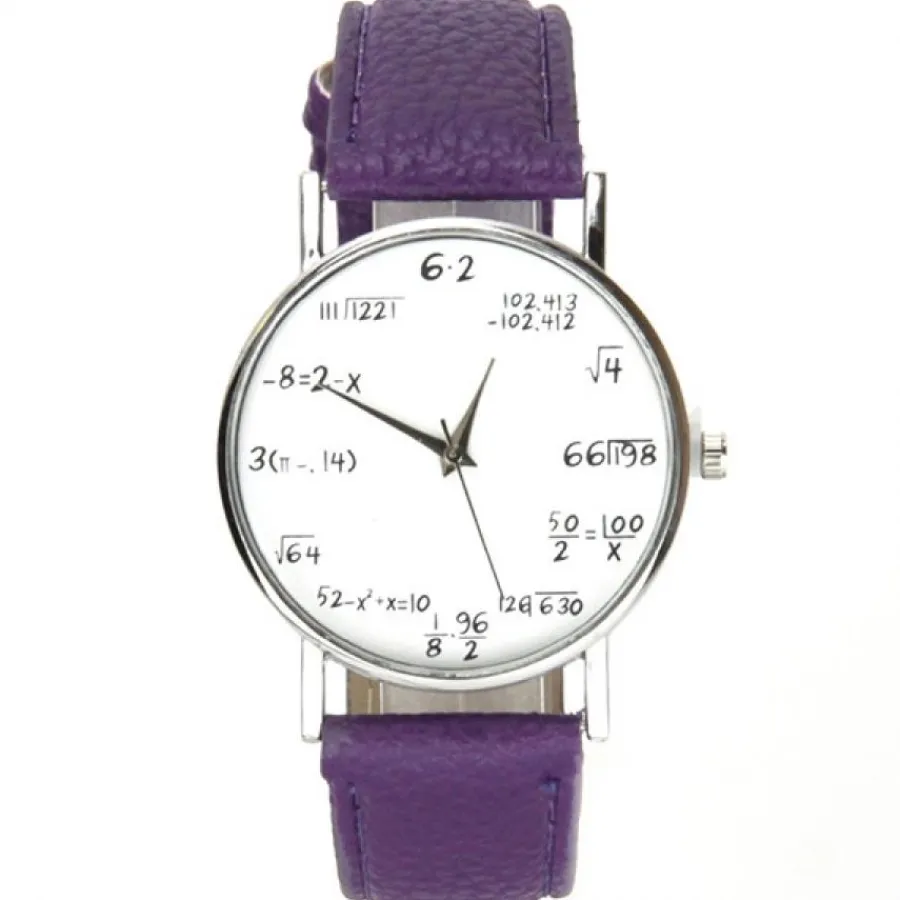 Montre Homme|Montre Femme-Montre pas chère violette