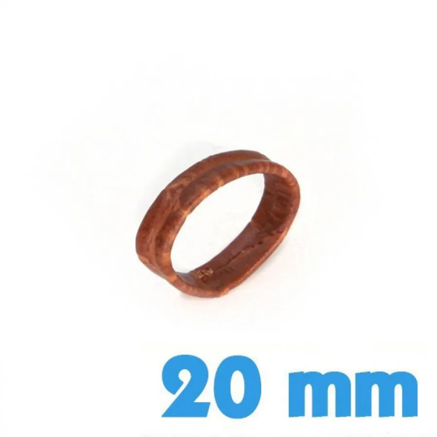 Passant Cuir Synthétique-Passant de bracelet Orange 20 mm