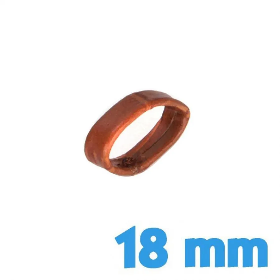 Passant Cuir Synthétique-Passant de Montre 18 mm Brun Clair