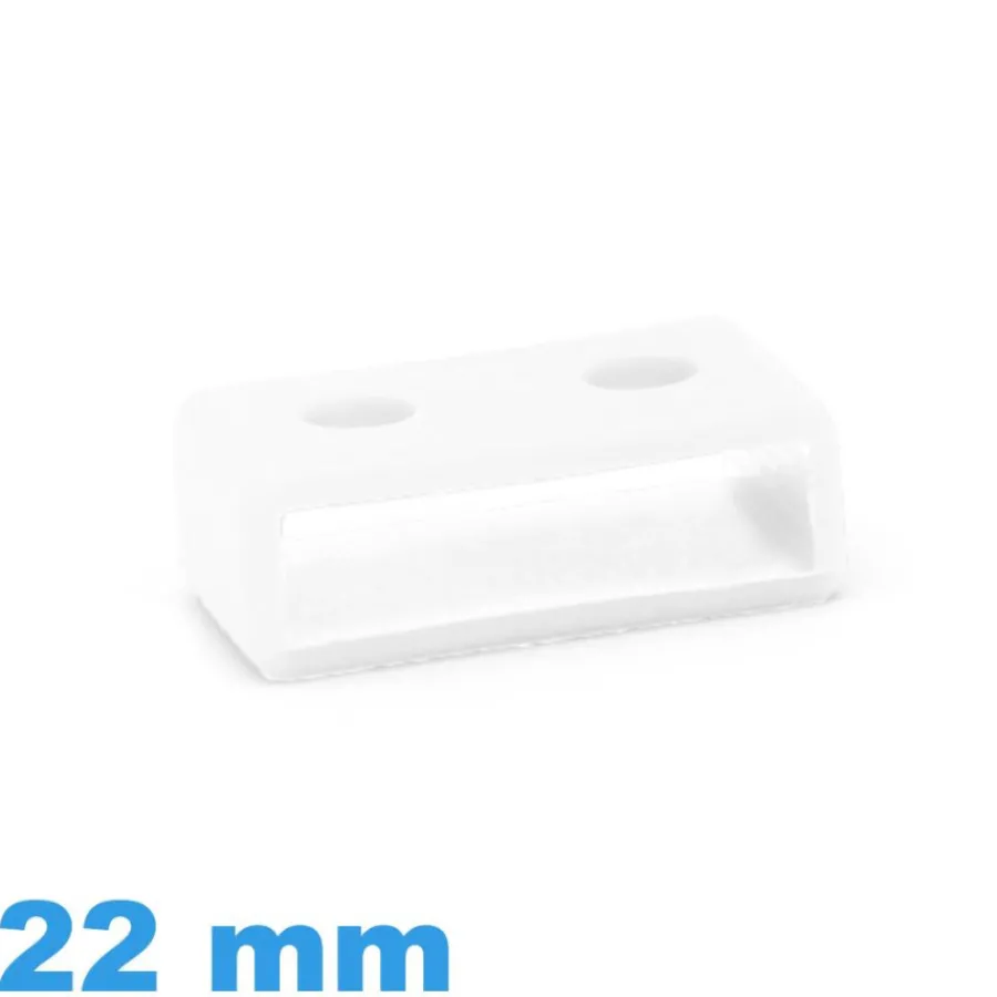 Passant Silicone-Passant Montre compatible Casio G Shock 22 mm Silicone Blanc