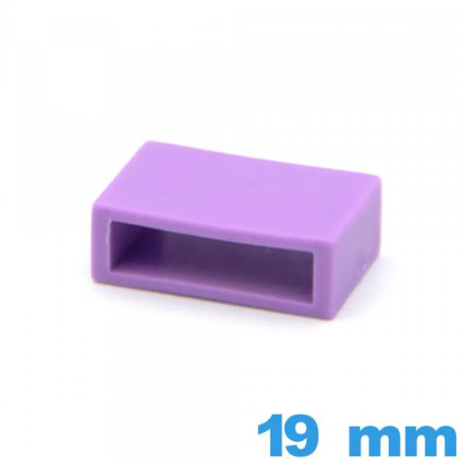 Passant Silicone-Passant Violet 19 mm pour Vivofit pour montre