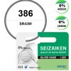 Seizaiken (seiko)-Pile oxyde d'argent 1,55 V Seiko 386 montre