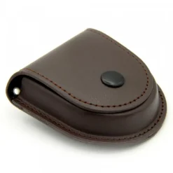 Pochette Montre À Gousset-Pochette large montre à gousset 48 mm marron - attache ceinture