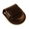 Pochette Montre À Gousset-Pochette Montre gousset 48 mm- Brun Cuir PU