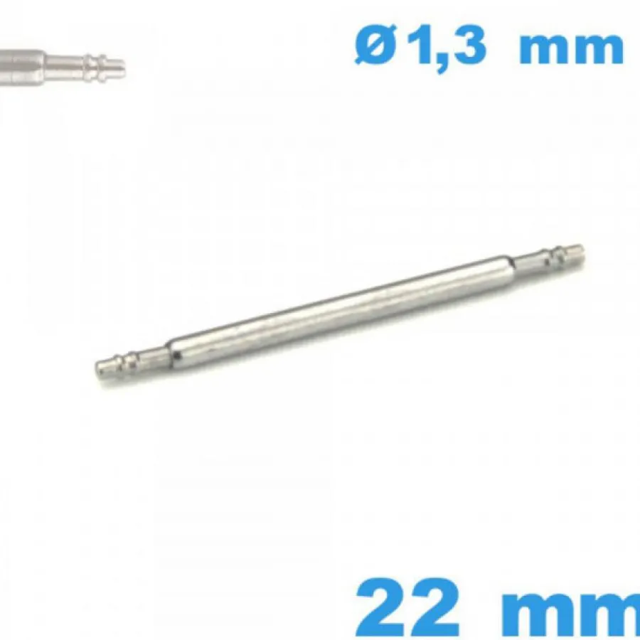 Pompe-Pompe de Montre 22 mm - diamètre 1,30 mm