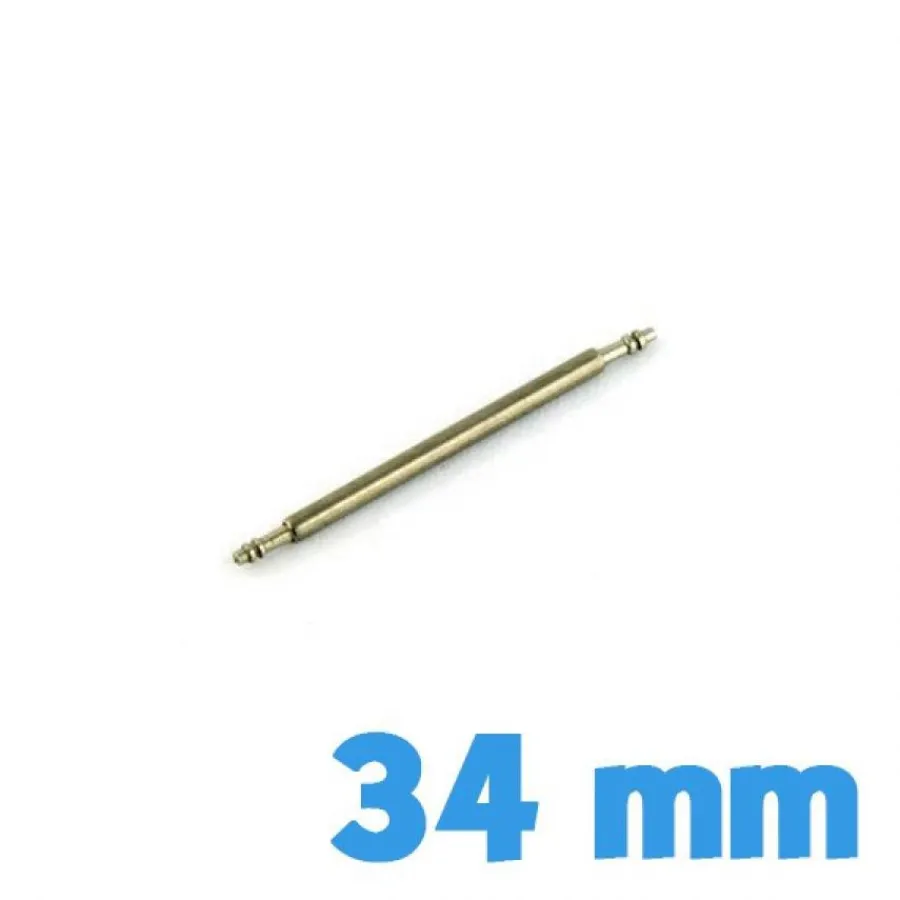 Pompe-Pompe montre 34 mm argentée, diam 1,5 mm standard