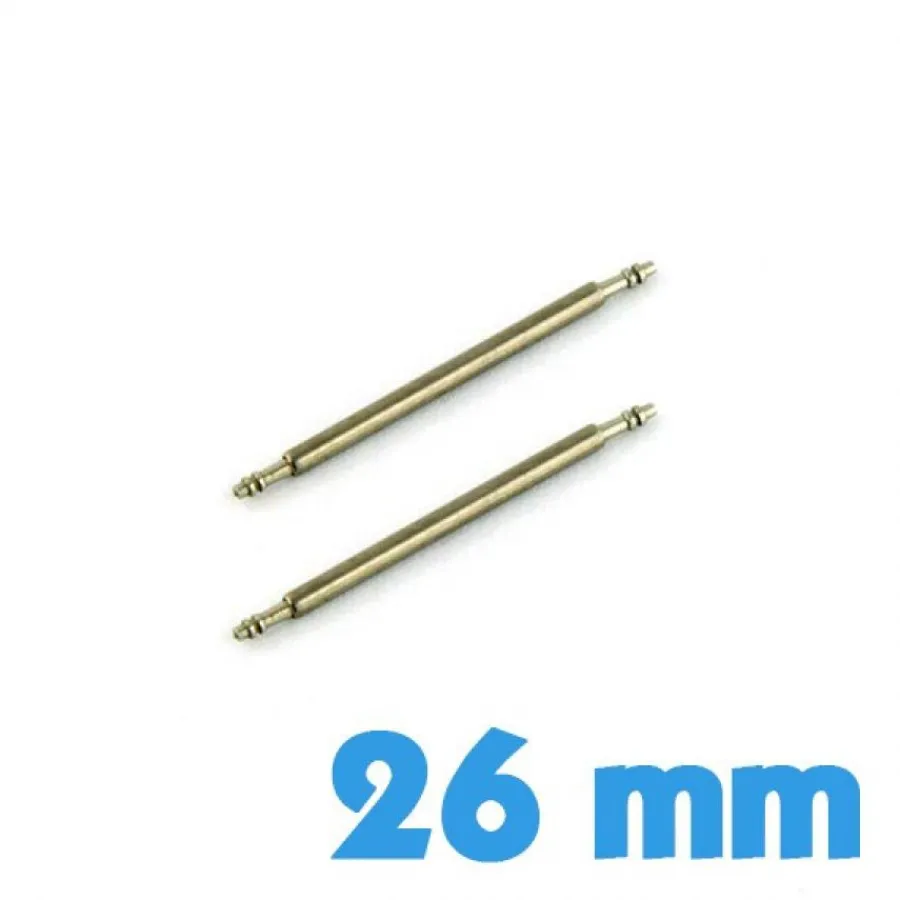 Pompe-Pompes de bracelet montre par lot de 2 pas chère - 26 mm