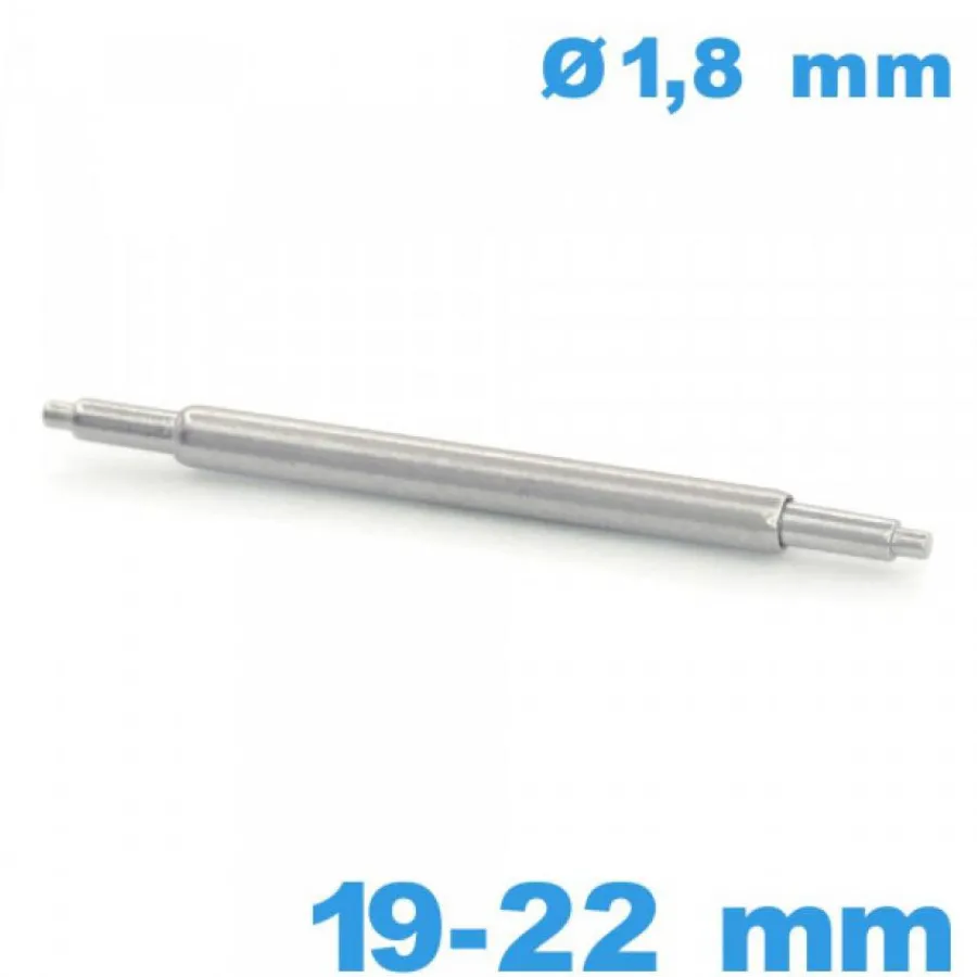 Pompe-Springbar à ressort à l'unité  19 à 22mm d :1,8 mm Téléscopique