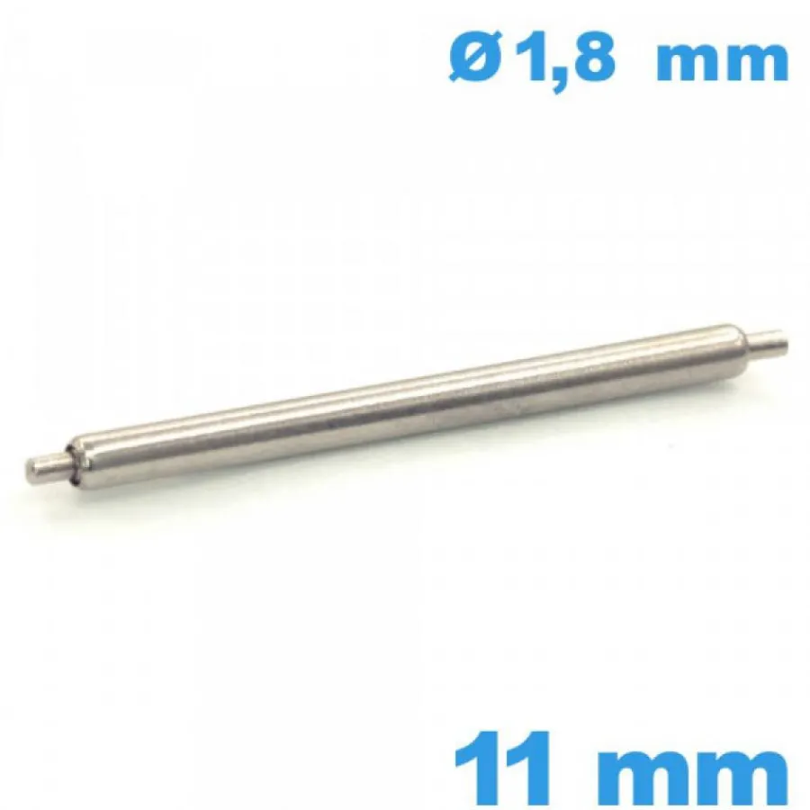Pompe-Springbar qualité Suisse fermoir 11mm d :1,8 mm épaulement simple Non téléscopique