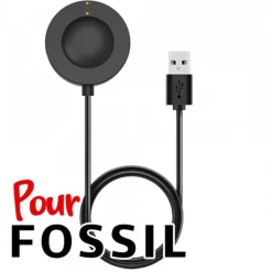 Accessoires Fossil-Station USB compatible pour montre connectée Fossil (FTW6059 Venture, FTW6024, FTW4026, ...)