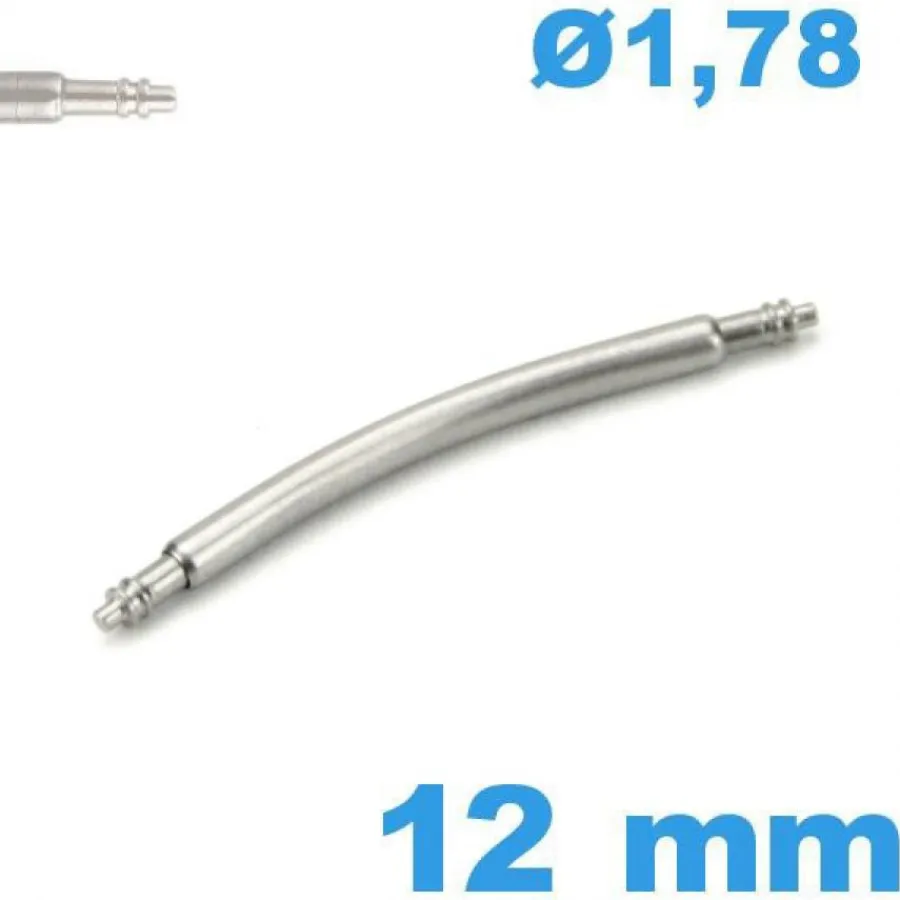Pompe-Tige à l'unité 12 mm diam : 1,78 mm courbée