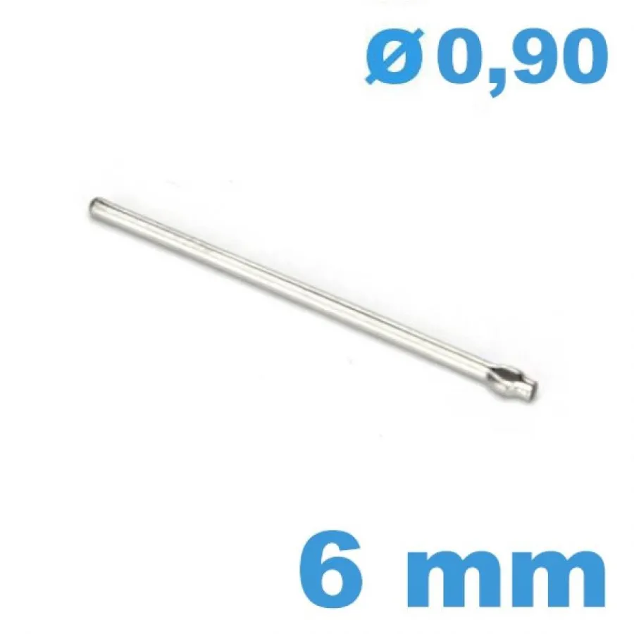 Goupille-Tige fendue diamètre 0.9 mm Longueur : 6mm bracelets métal