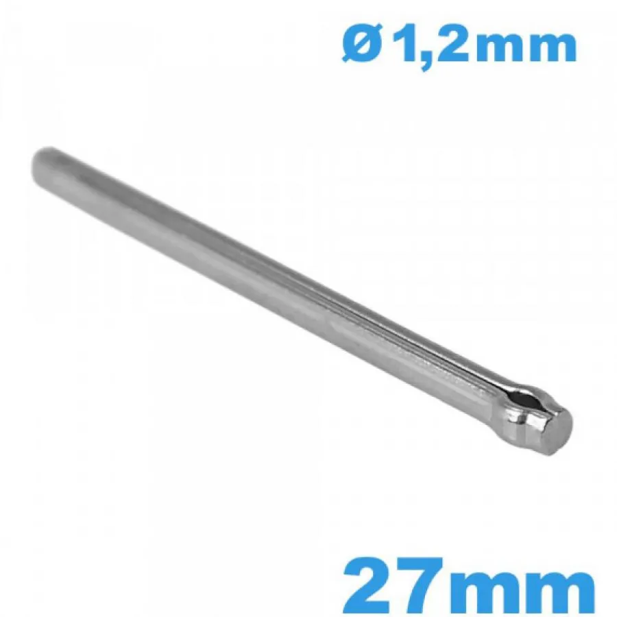 Goupille-Tige fendue pour bracelet de montre 27 mm - diamètre 1,20mm
