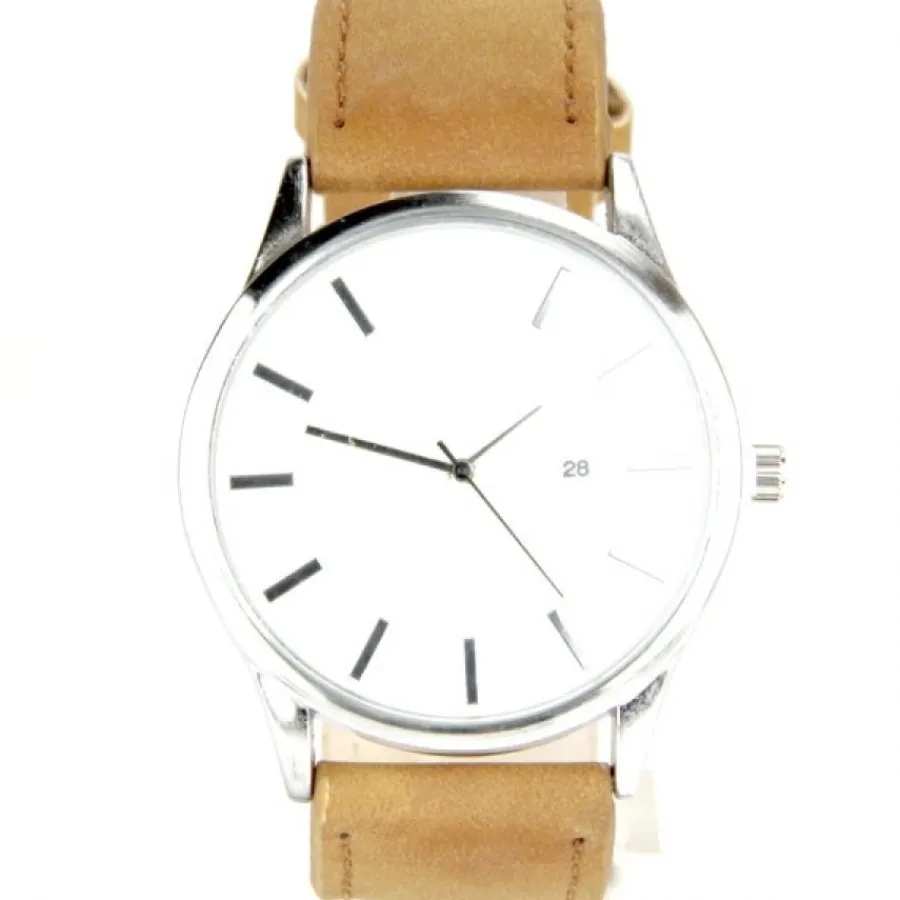 Montre Homme-Tres grosse montre homme bracelet jaune moutarde