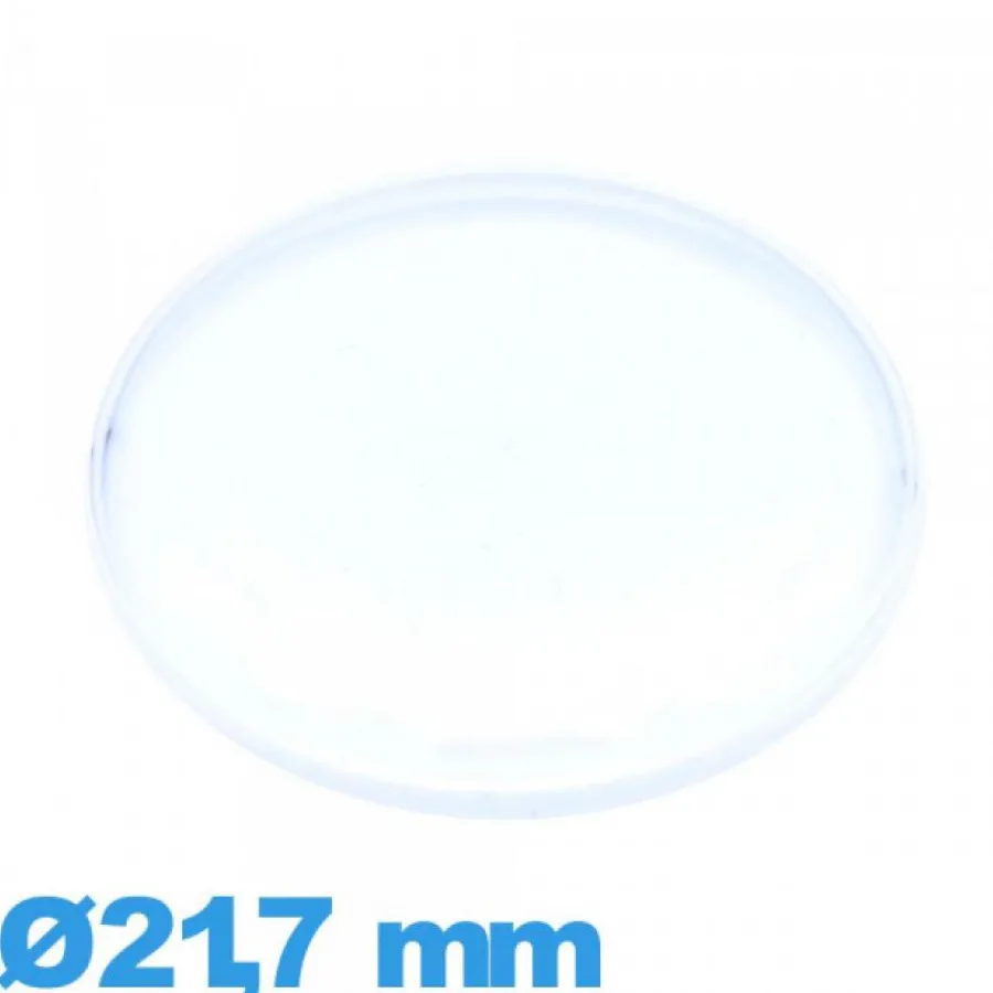 Verre Acrylique-Verre 21,7 mm grand dôme Circulaire pour montre en Plastique
